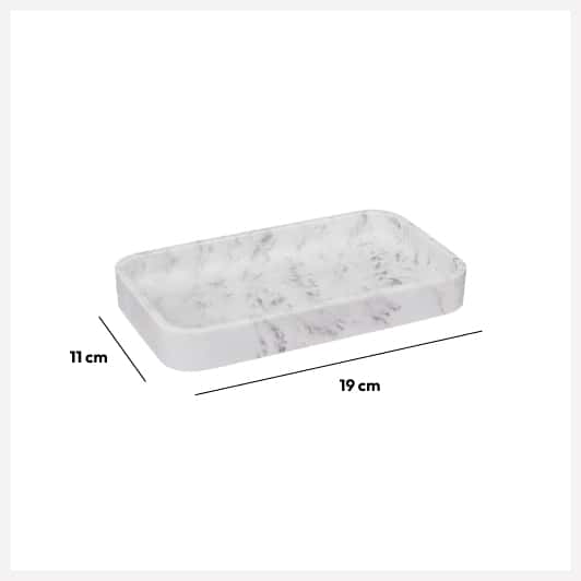 Plateau rectangulaire, Effet marbre