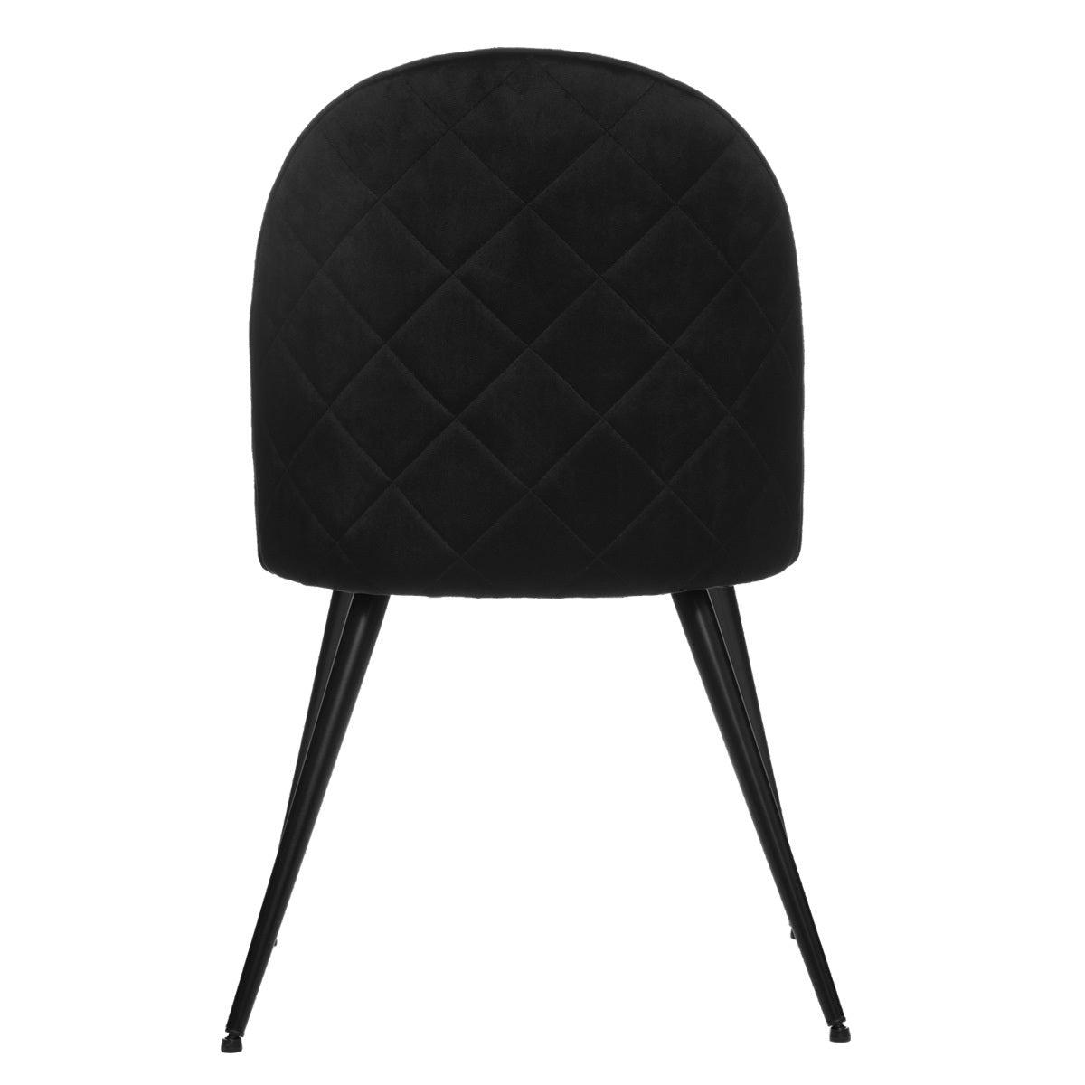 Chaise Slano velours Noir