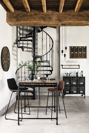 Chaise de bar Valdi Marron