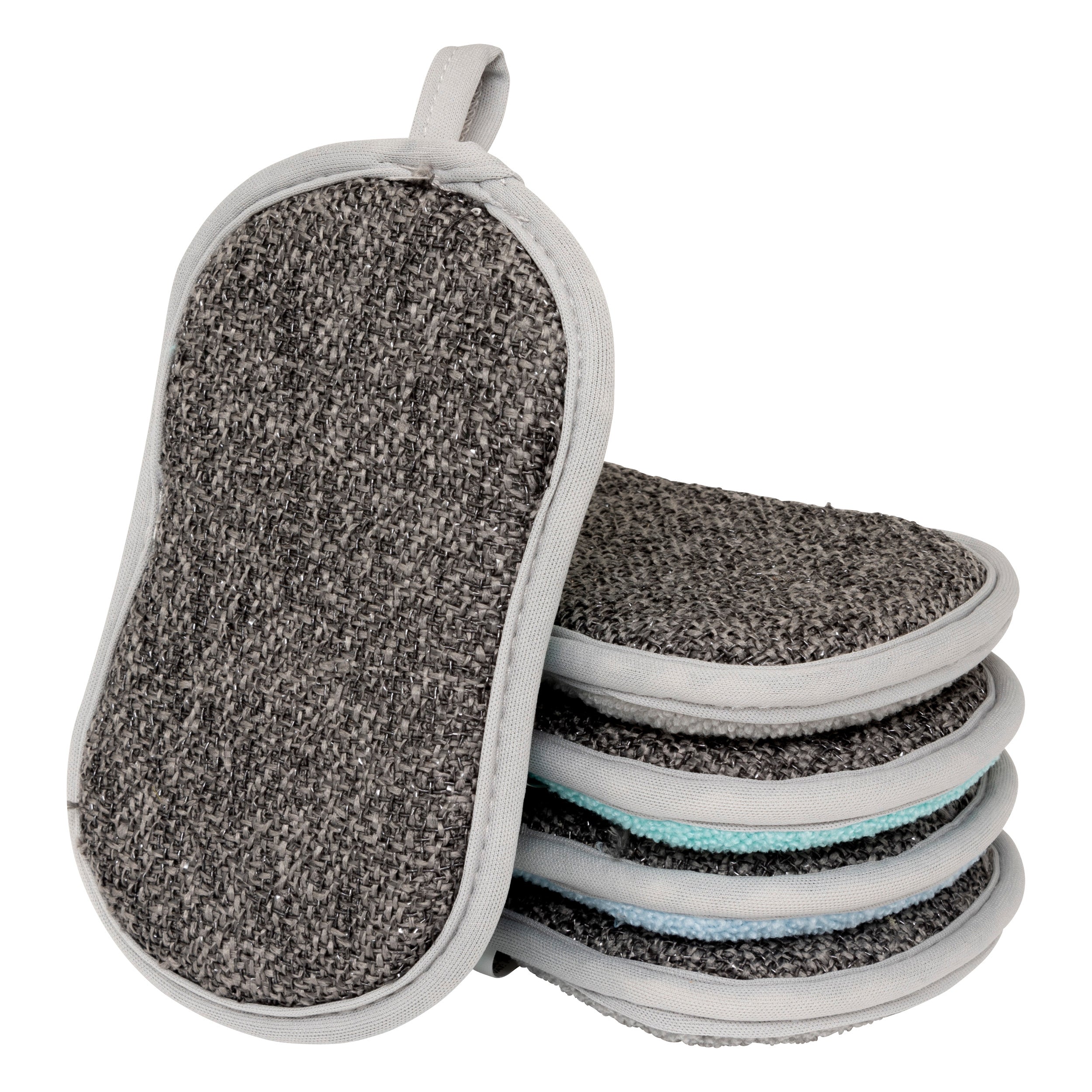 Lot de 5 éponges microfibre gratantes