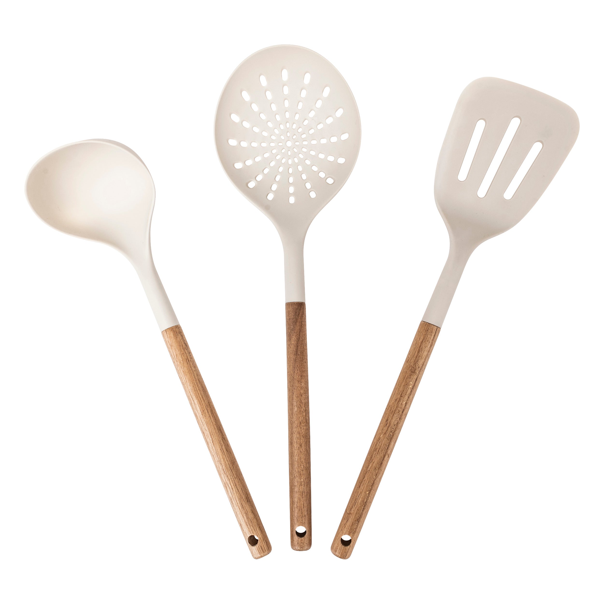 Lot de 3 ustensiles de cuisine, Acacia
