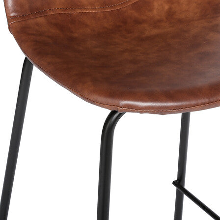 Chaise de bar Valdi Marron