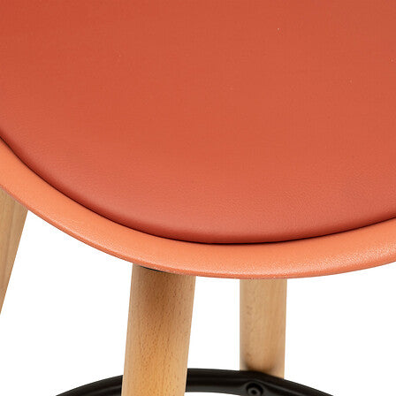 Chaise de bar Maxon Terracotta