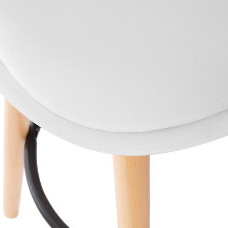 Chaise de bar Maxon Blanc