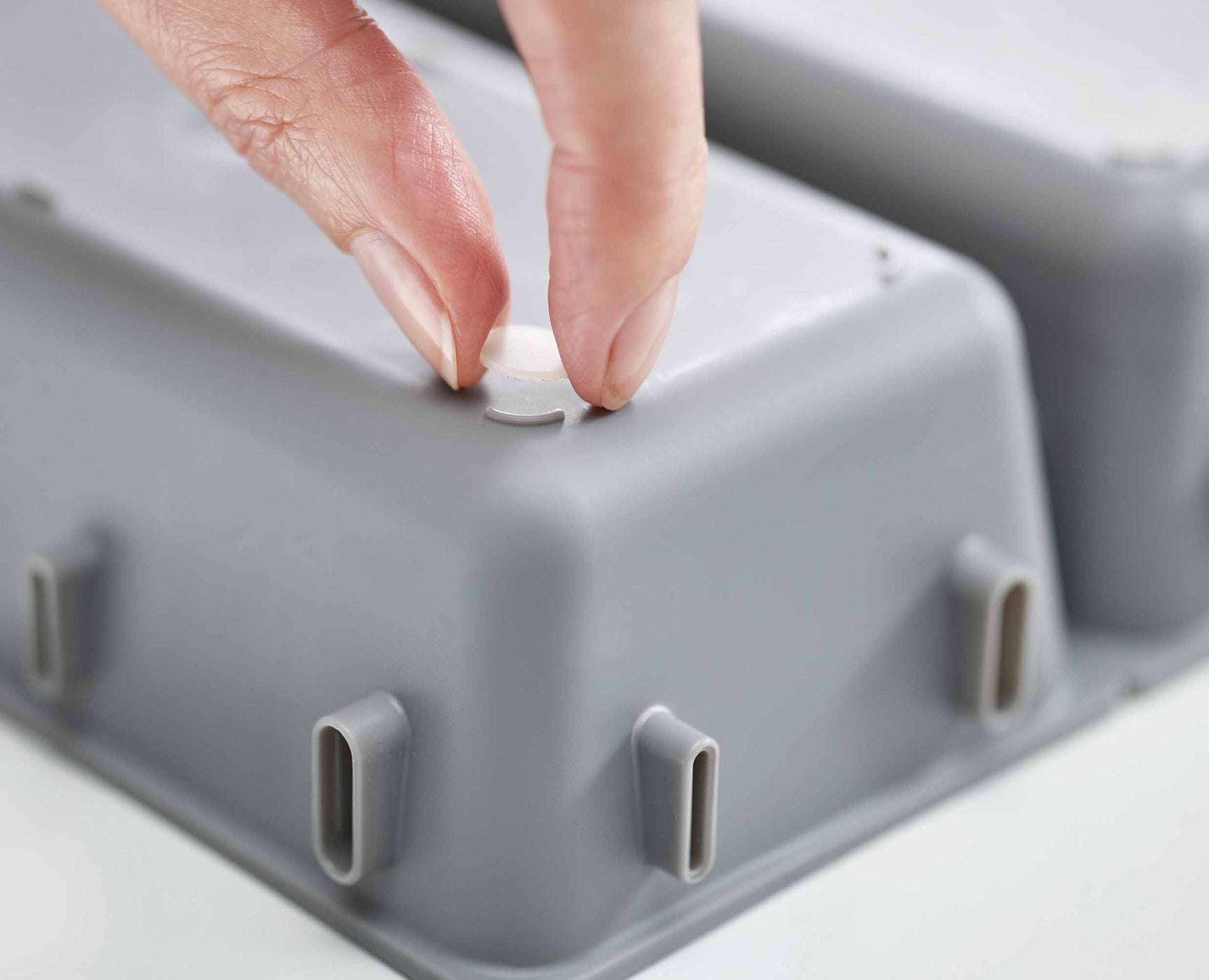 Set Compartiment de Rangement 10 pièces en Gris