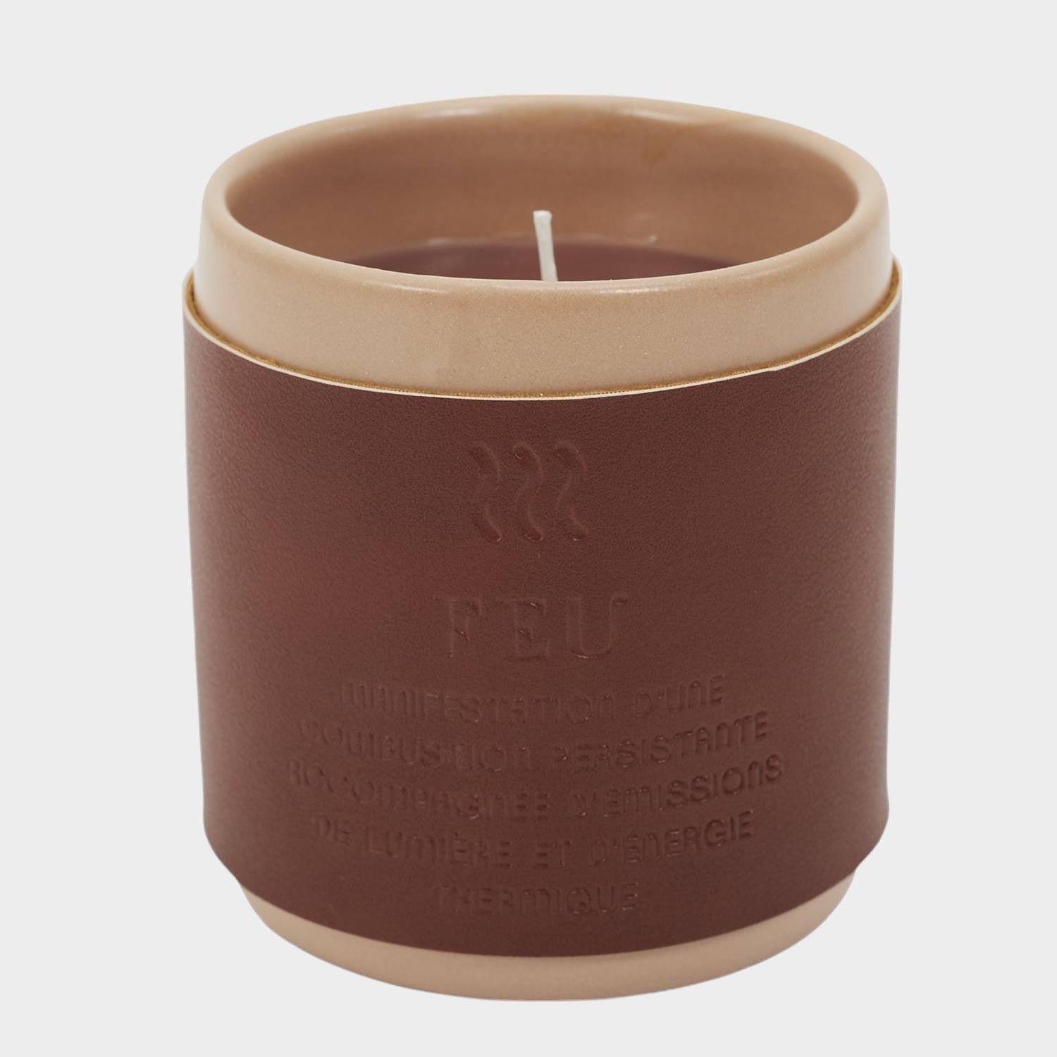 Bougie parfumée céramique 4 éléments Feu