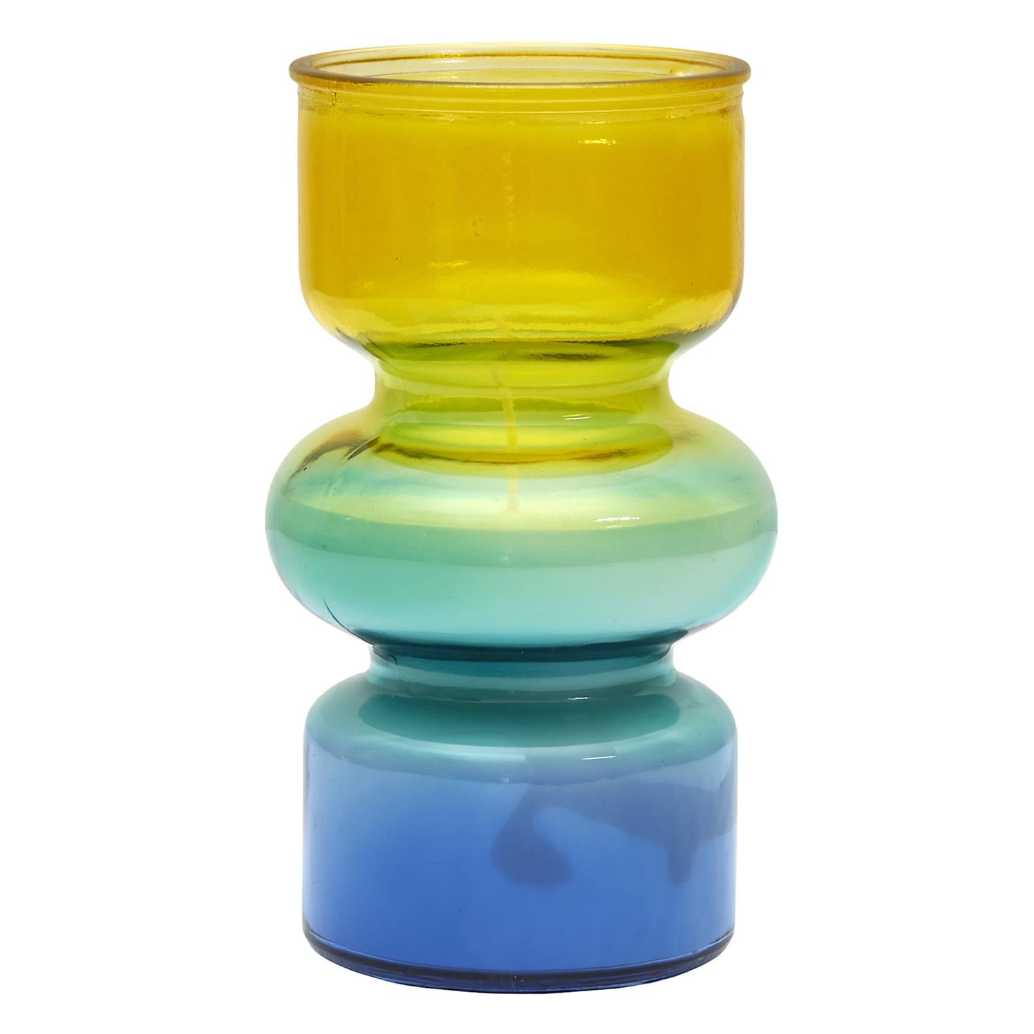 Bougie parfumée vase coloré bulle