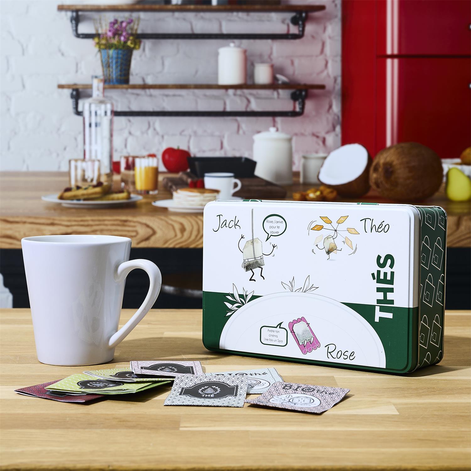 Boite métal thé Théo