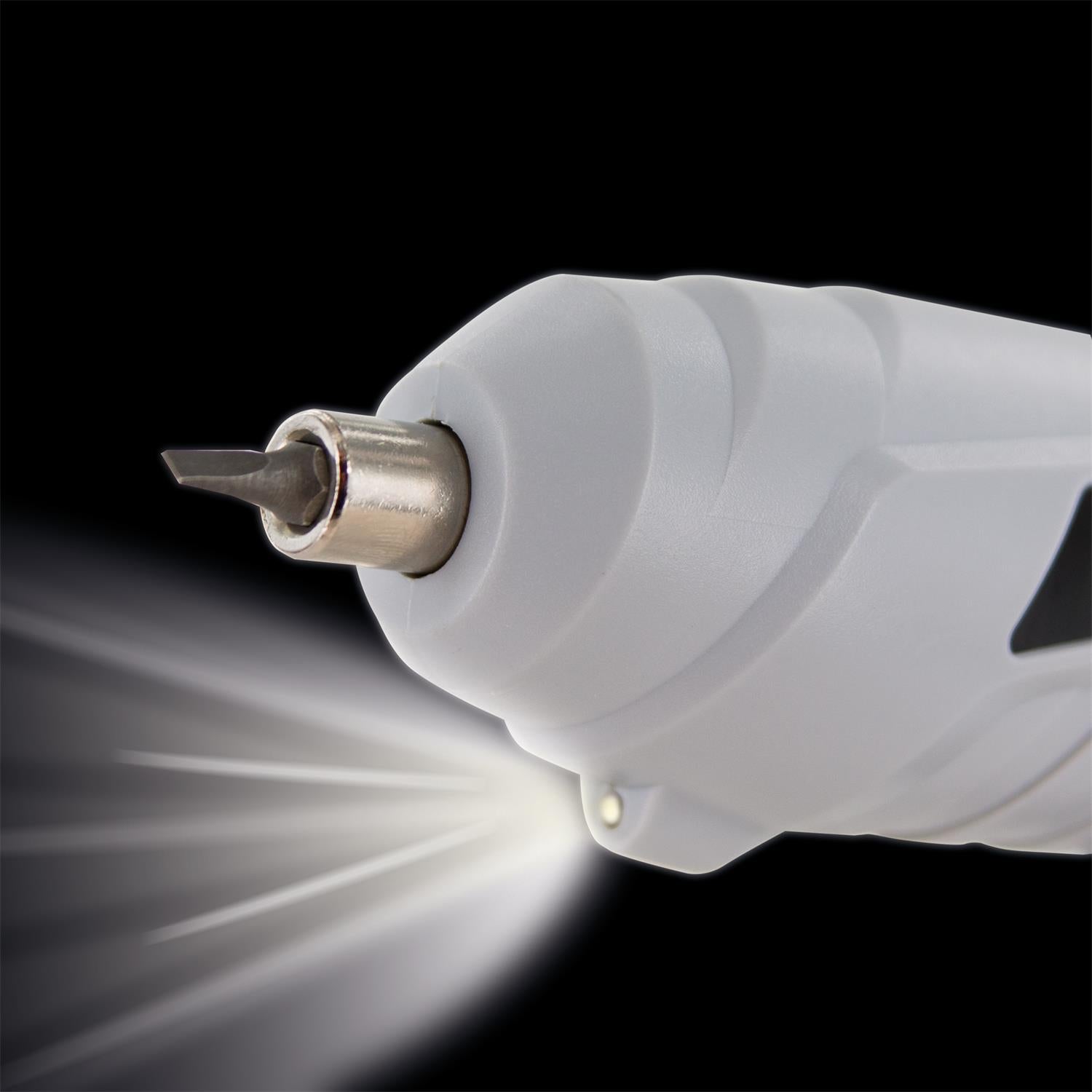 Tournevis sans fil à tête rotative