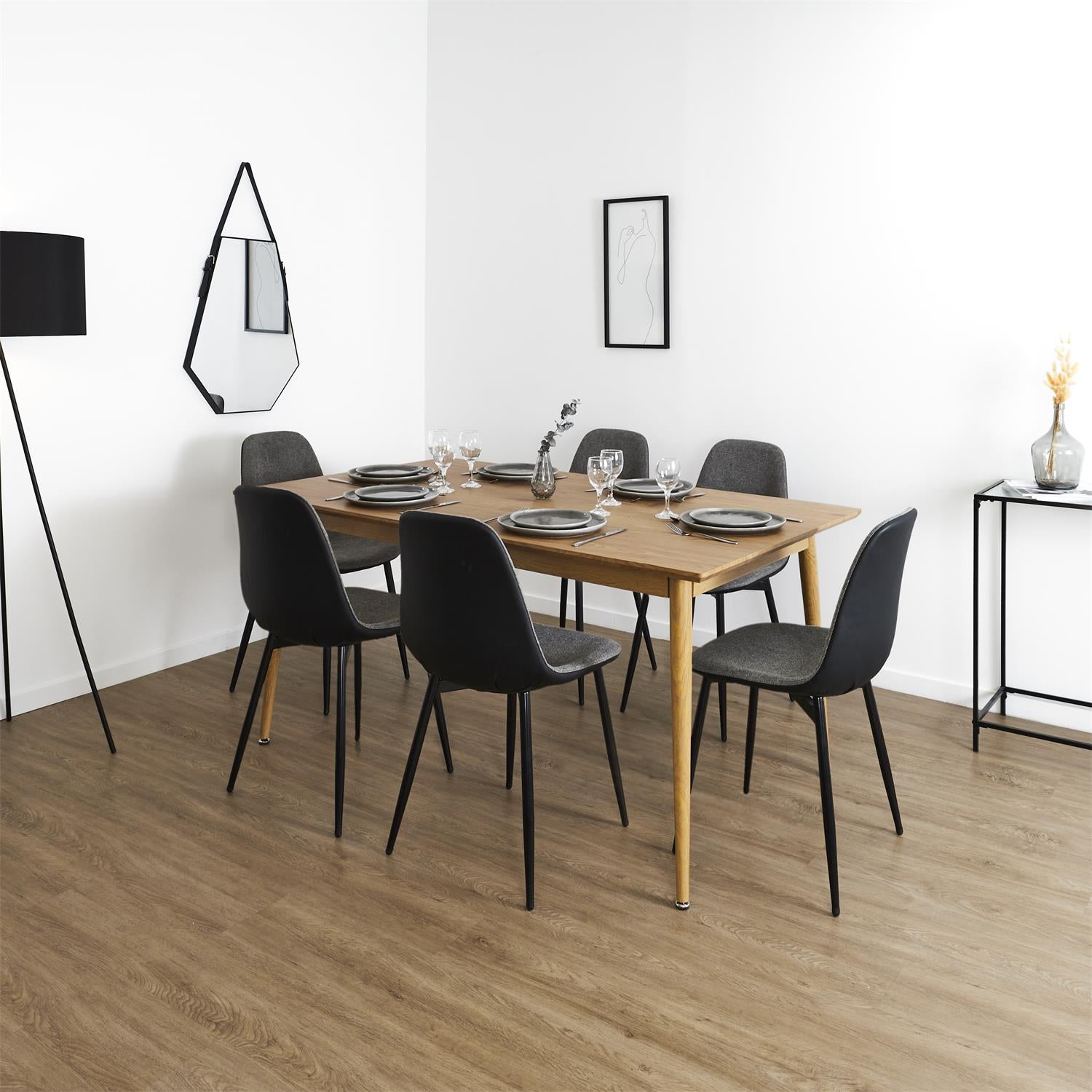 Table de repas extensible 160 200cm Paxton