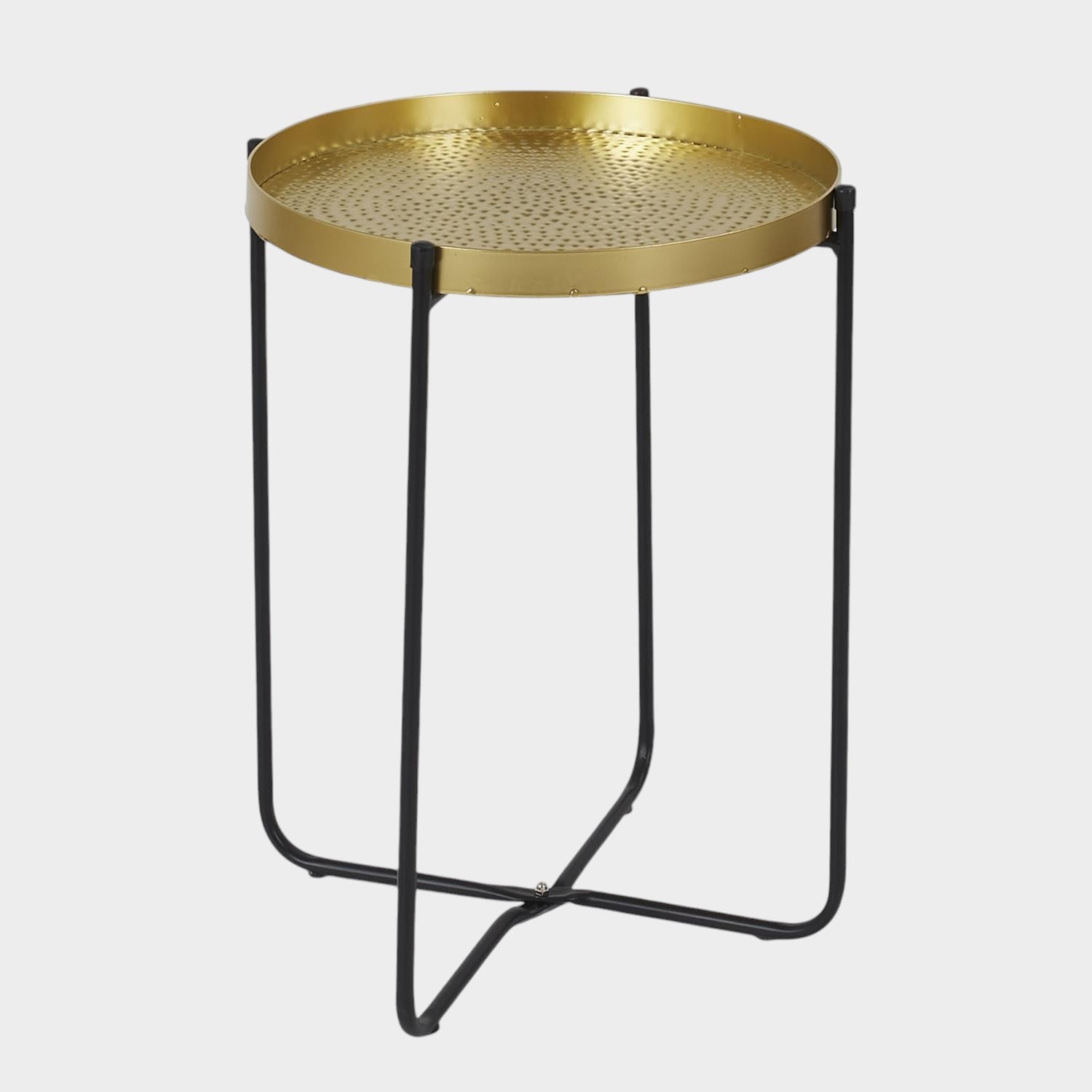 Table d’appoint métal martelé alia d35cm