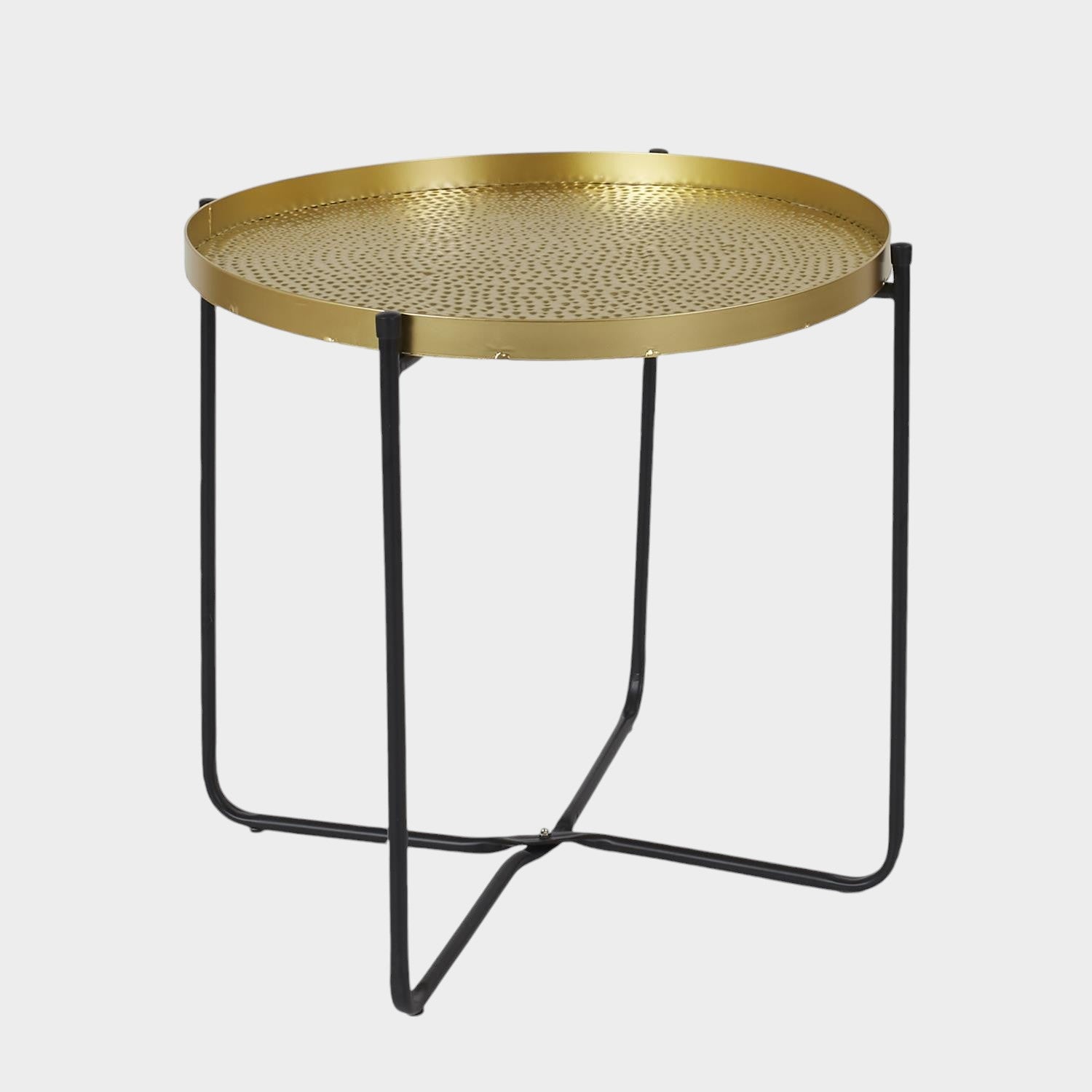 Table d’appoint métal martelé alia d50cm