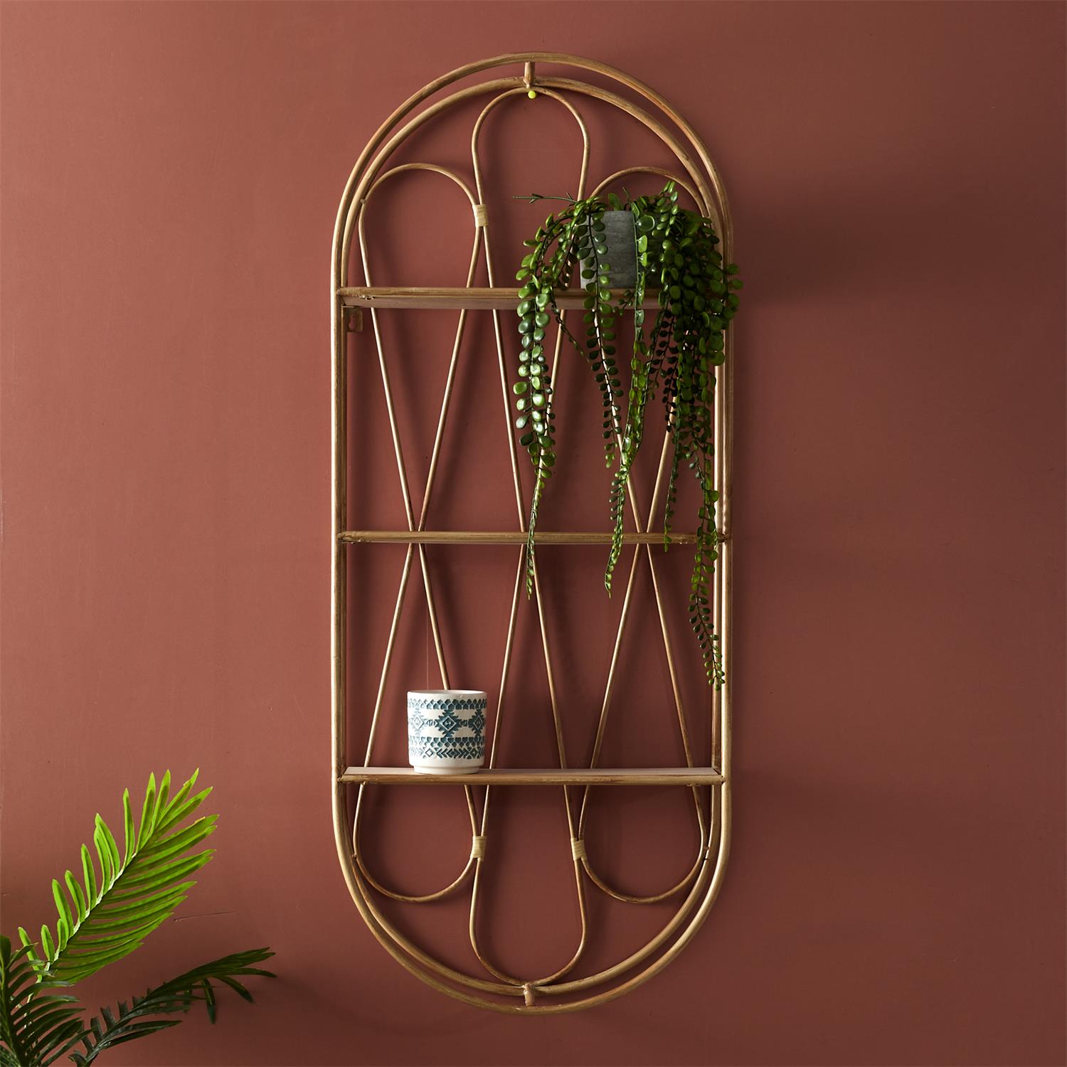 Etagère murale déco java