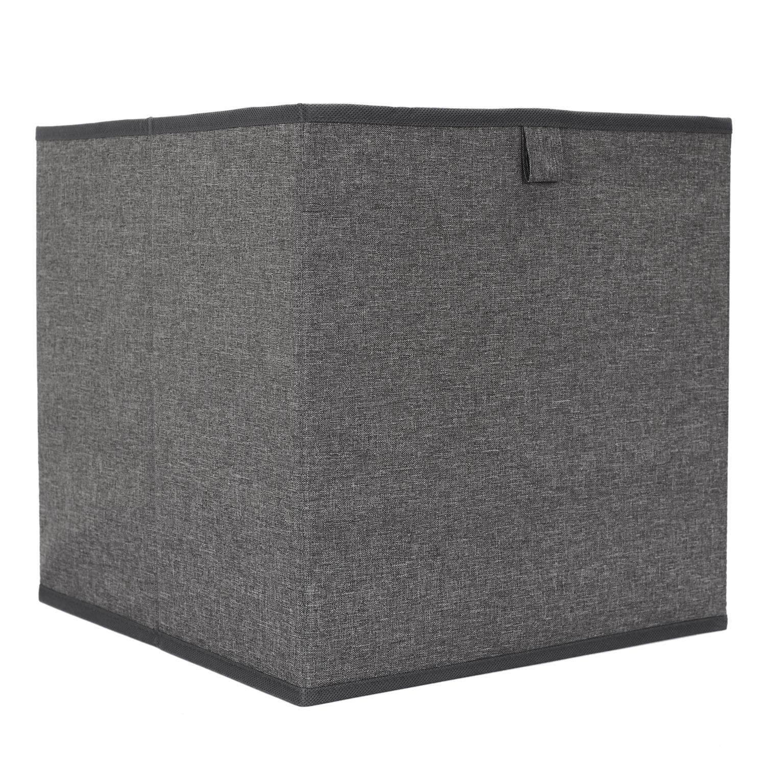 Cube de rangement pliable 30x30cm Gris