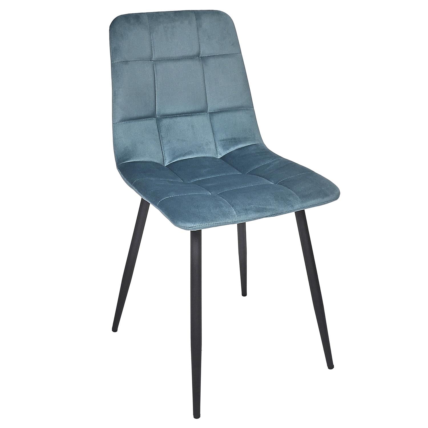 Chaise Mateo bleu canard