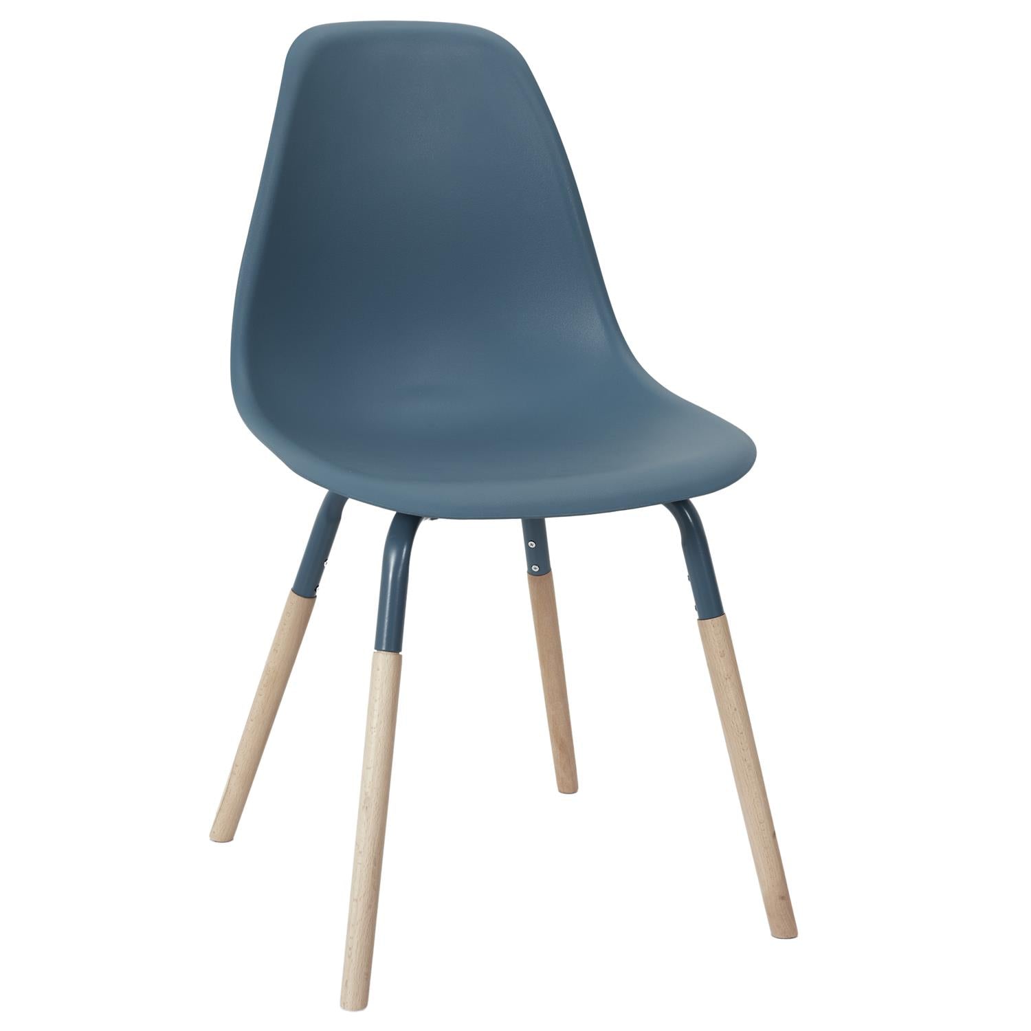 Chaise Phenix bleu canard
