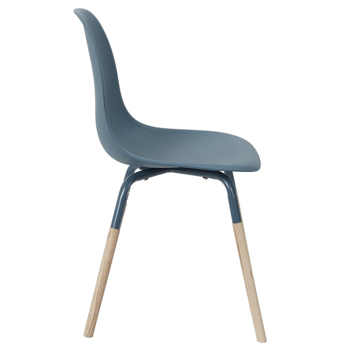 Chaise Phenix bleu canard