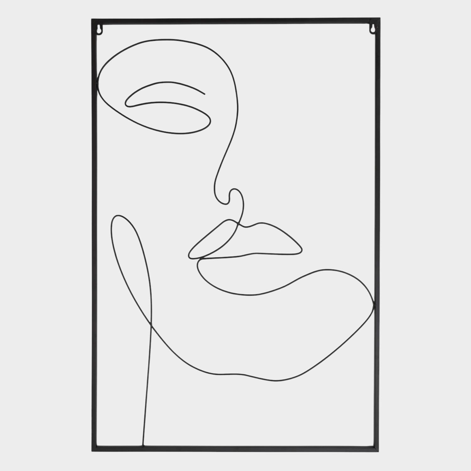 Tableau filaire visage 60x90cm