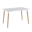 Table de repas blanche 115x75cm