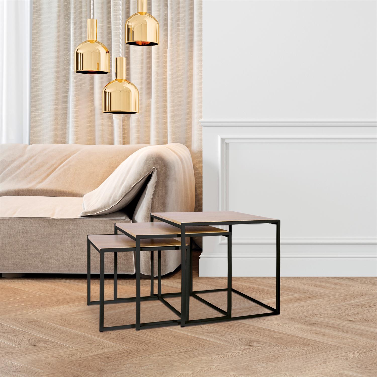 Table gigogne carrée x3