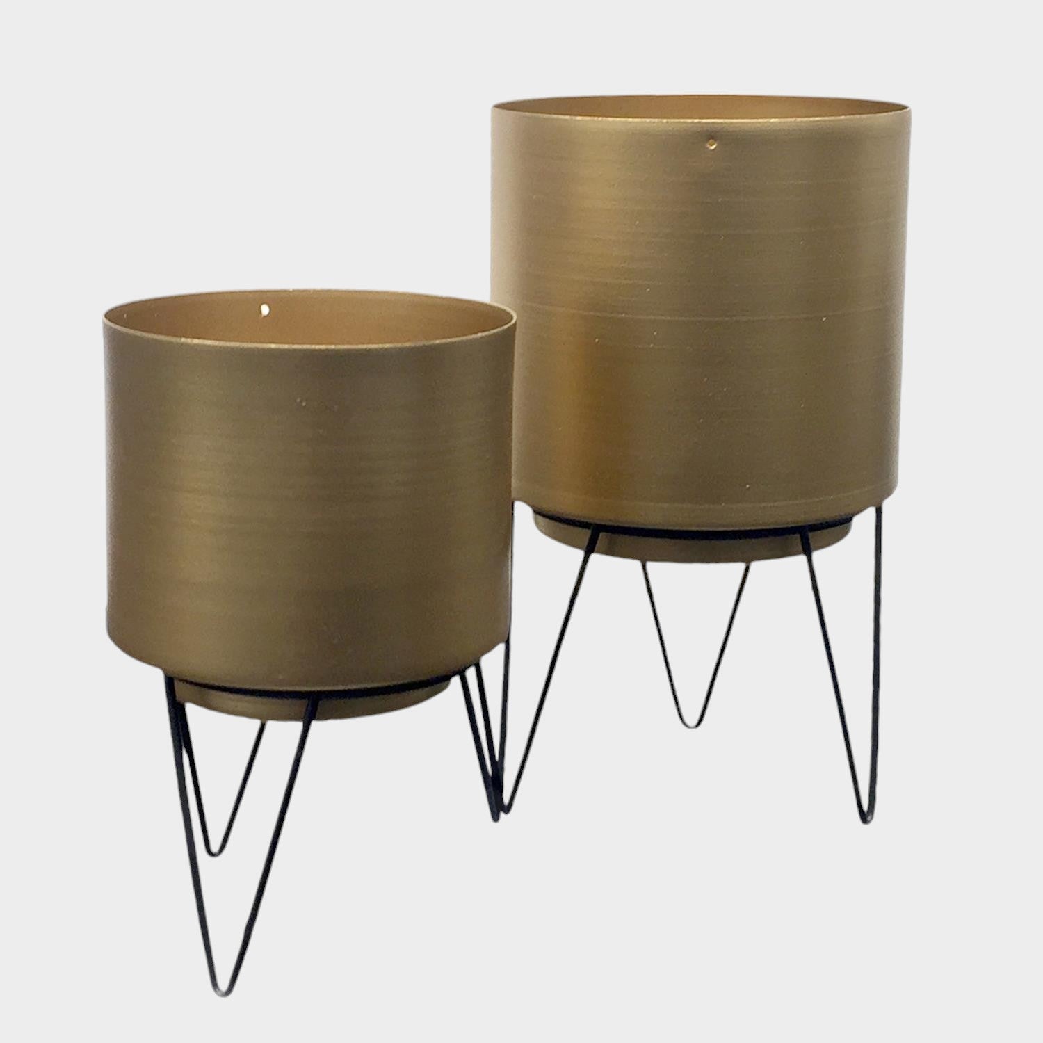 Pot de fleur pied filaire x2