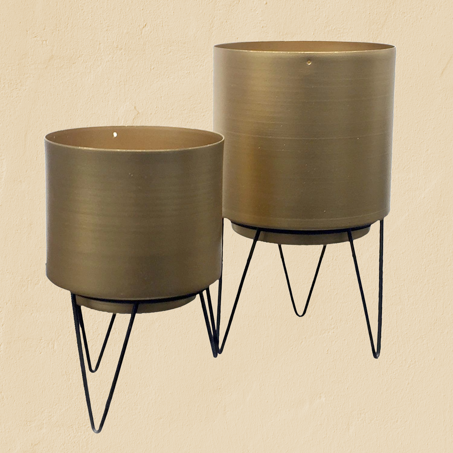 Pot de fleur pied filaire x2