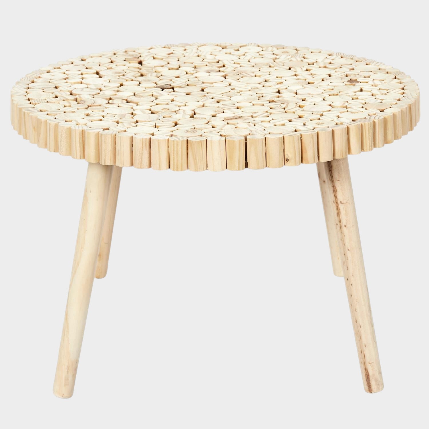 Table basse rondin d60cm