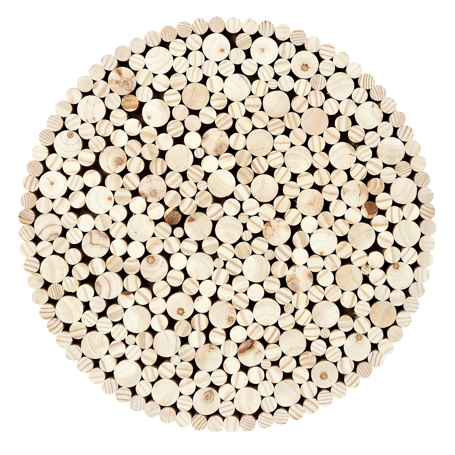 Table basse rondin d60cm