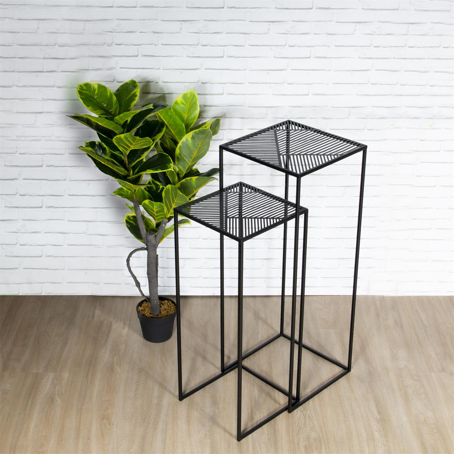 Sellette métal gigogne Riga x2