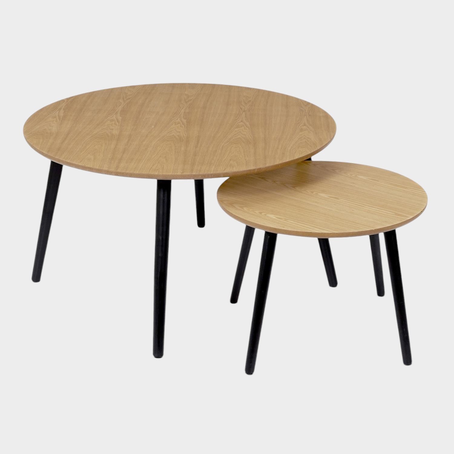 Table gigogne ronde Monroe x2