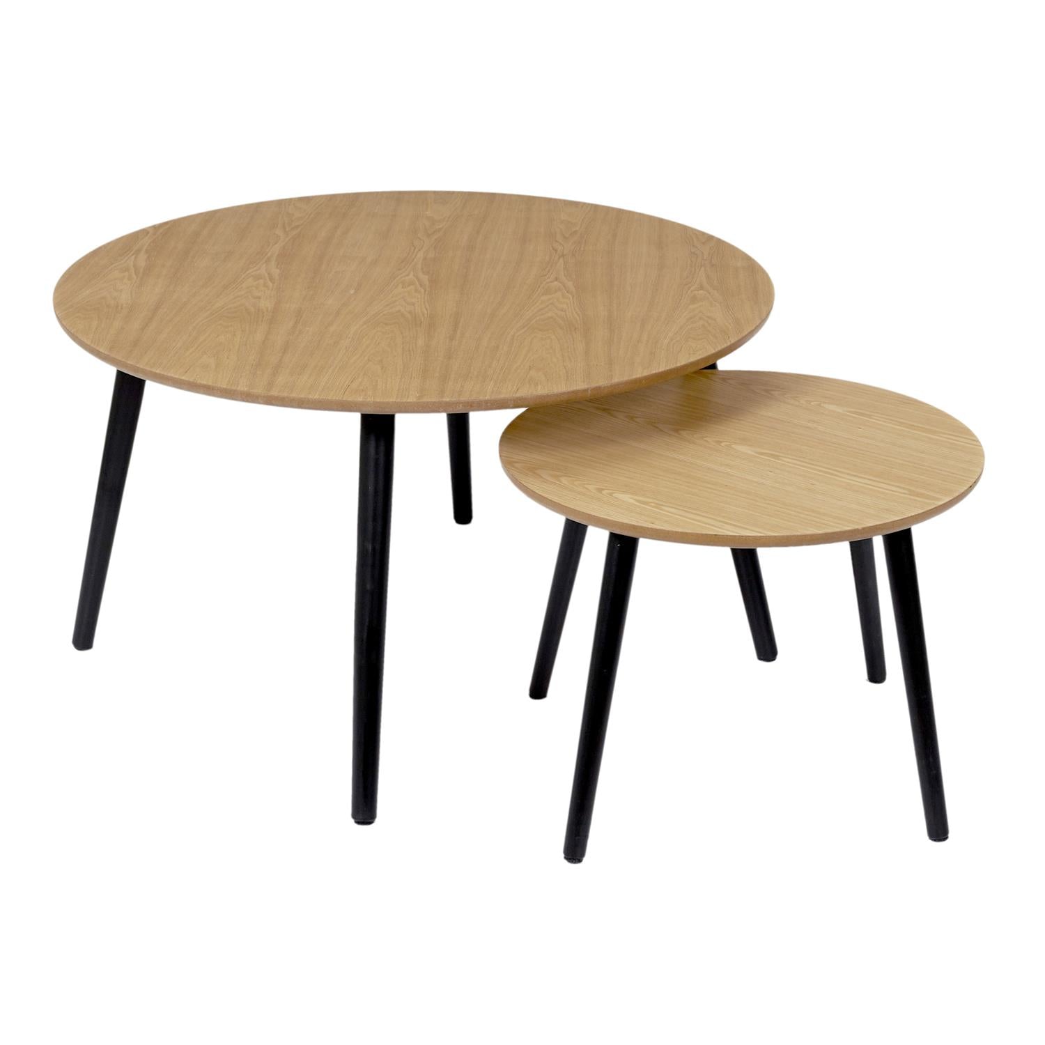 Table gigogne ronde Monroe x2