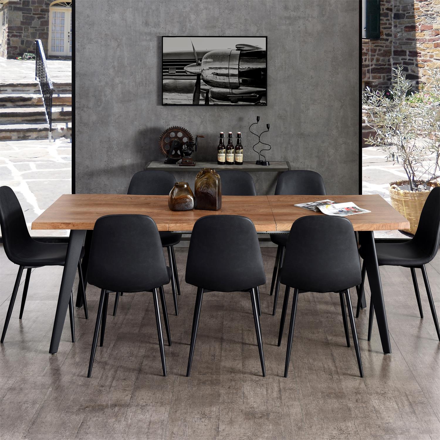 Table de repas extensible 6 à 8 personnes Forest