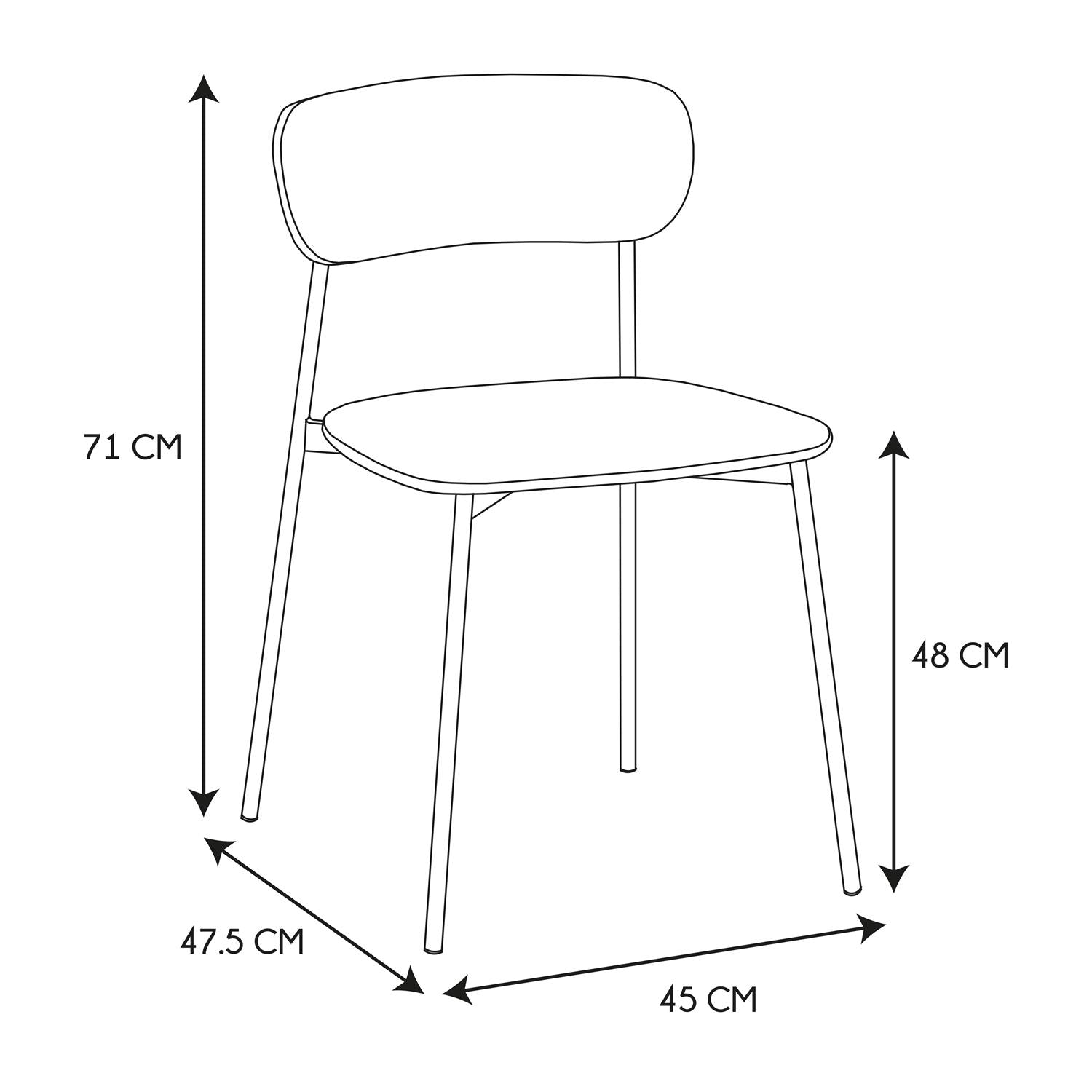 Chaise bouclette Loki