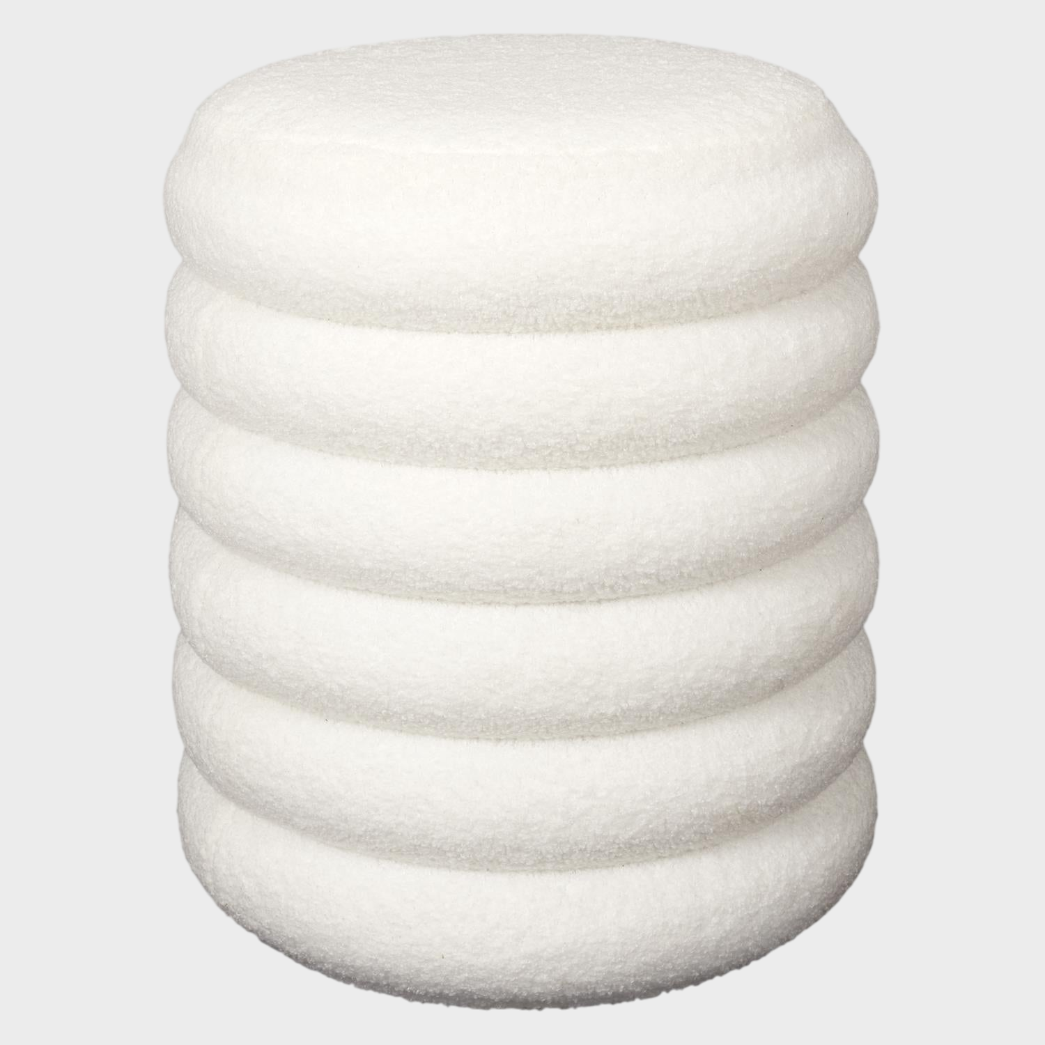 Pouf rangement bouclette Freya
