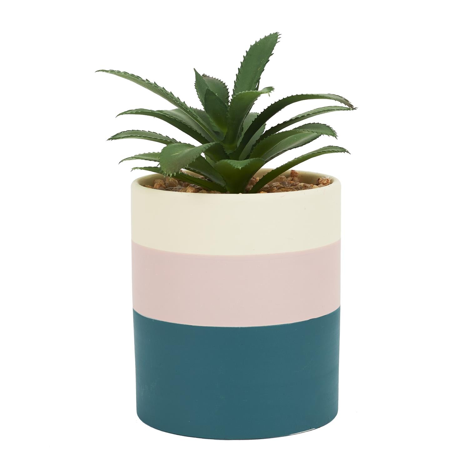 Plante artificielle colore block h16cm