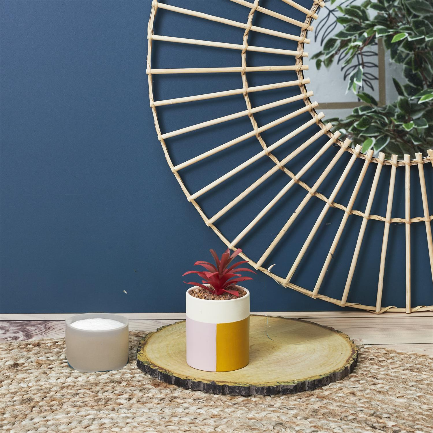 Plante artificielle colore block h16cm