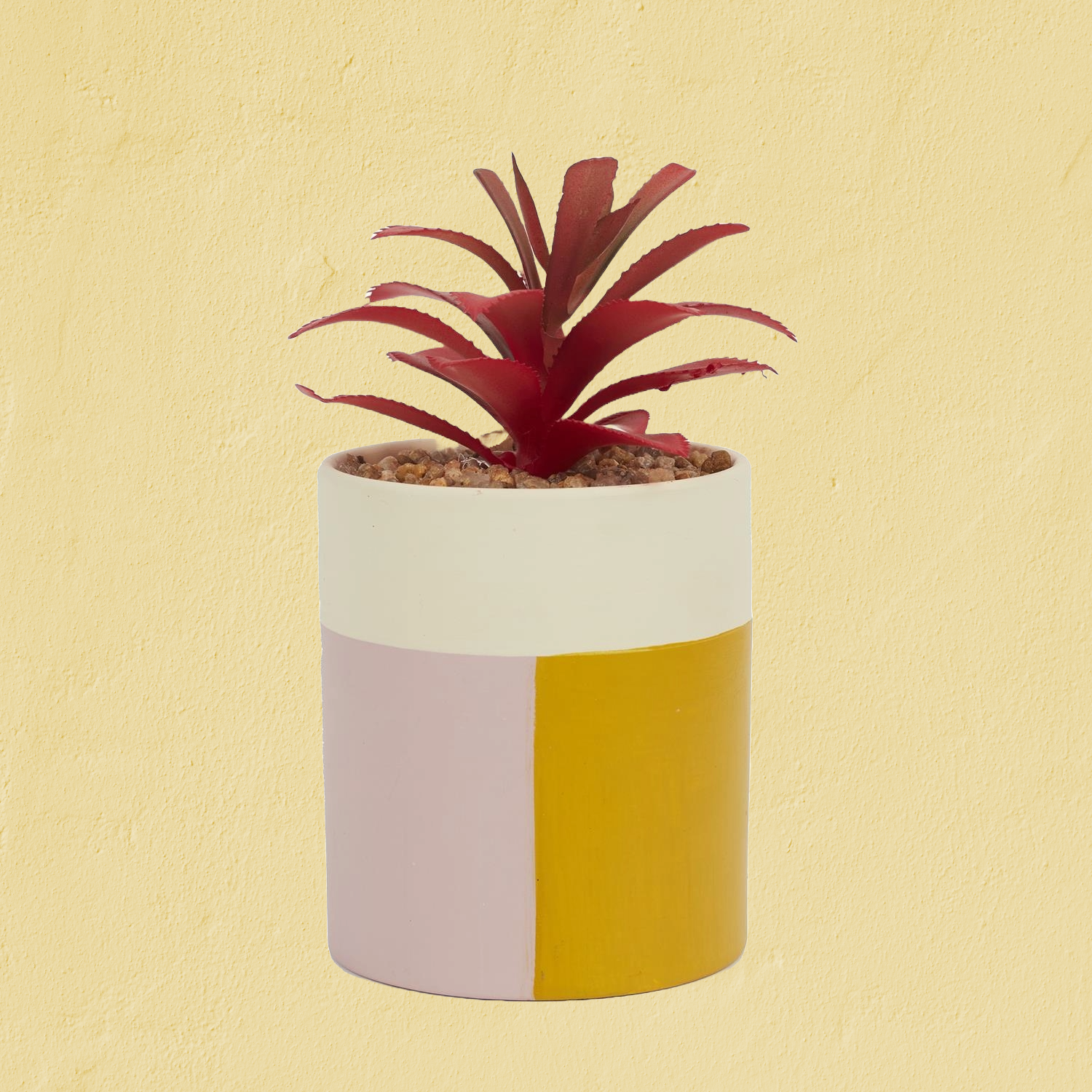 Plante artificielle colore block h16cm