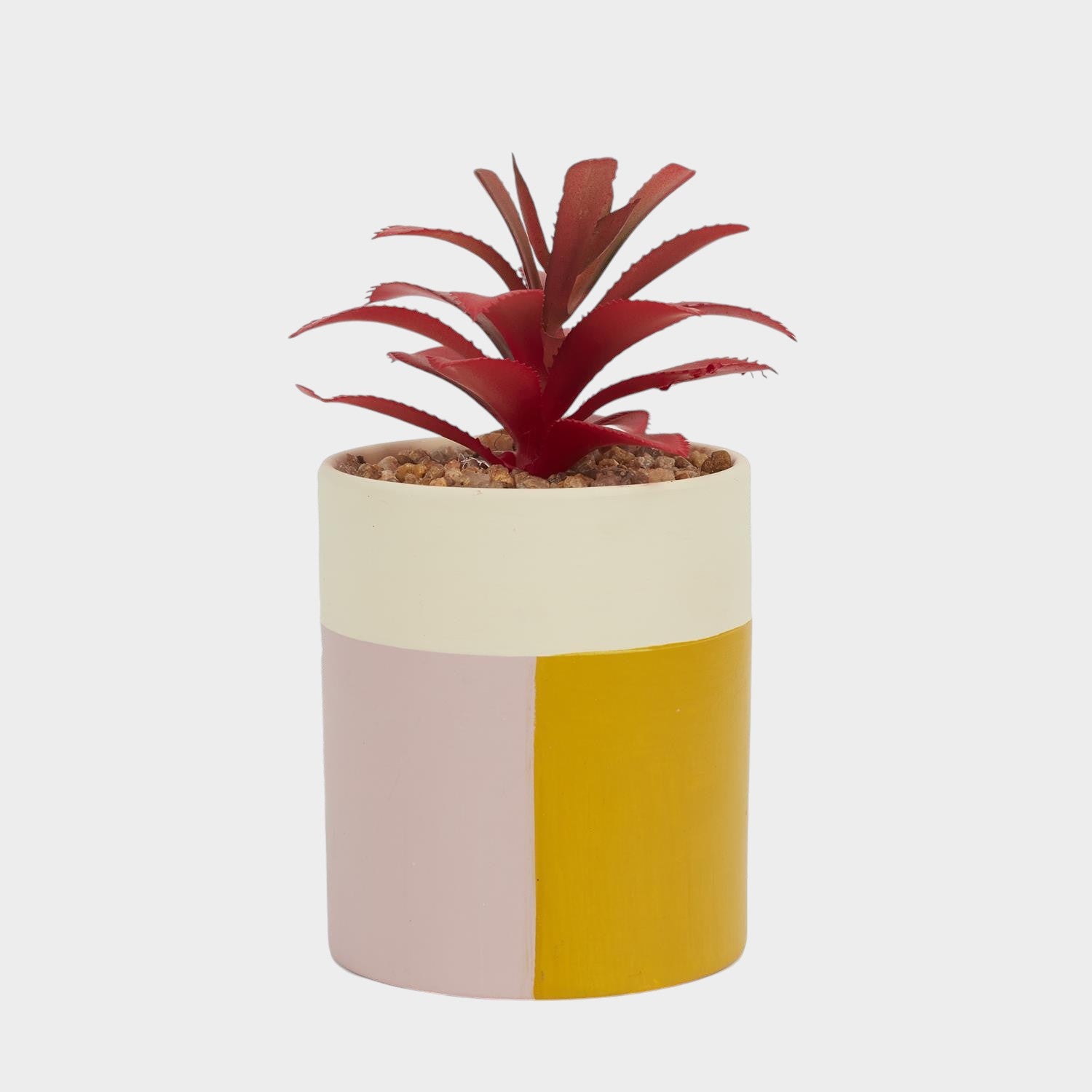 Plante artificielle colore block h16cm