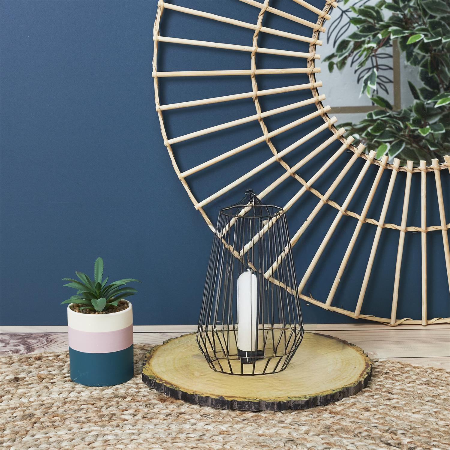 Plante artificielle colore block h16cm