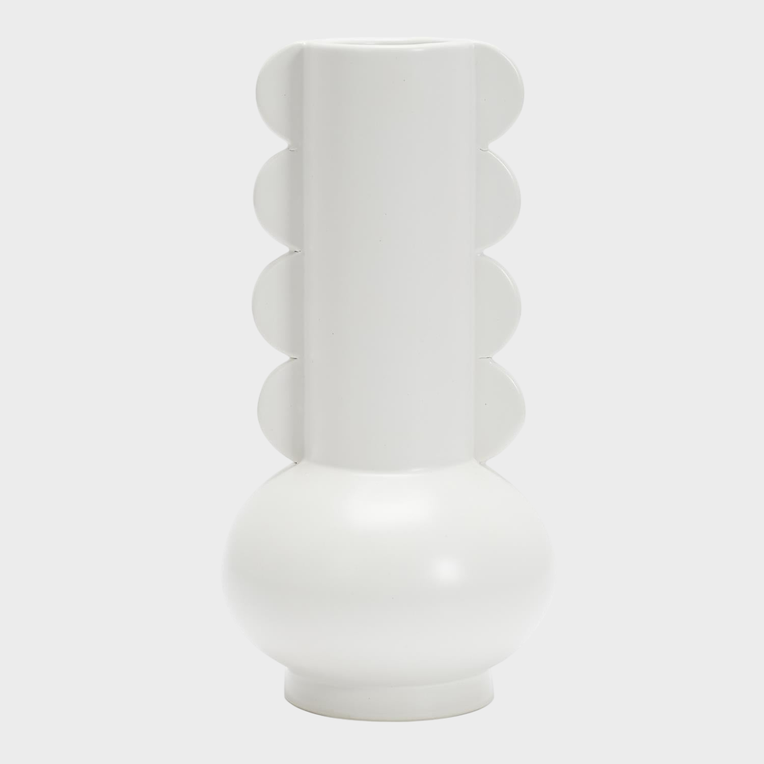 Vase céramique Lola h15cm Blanc