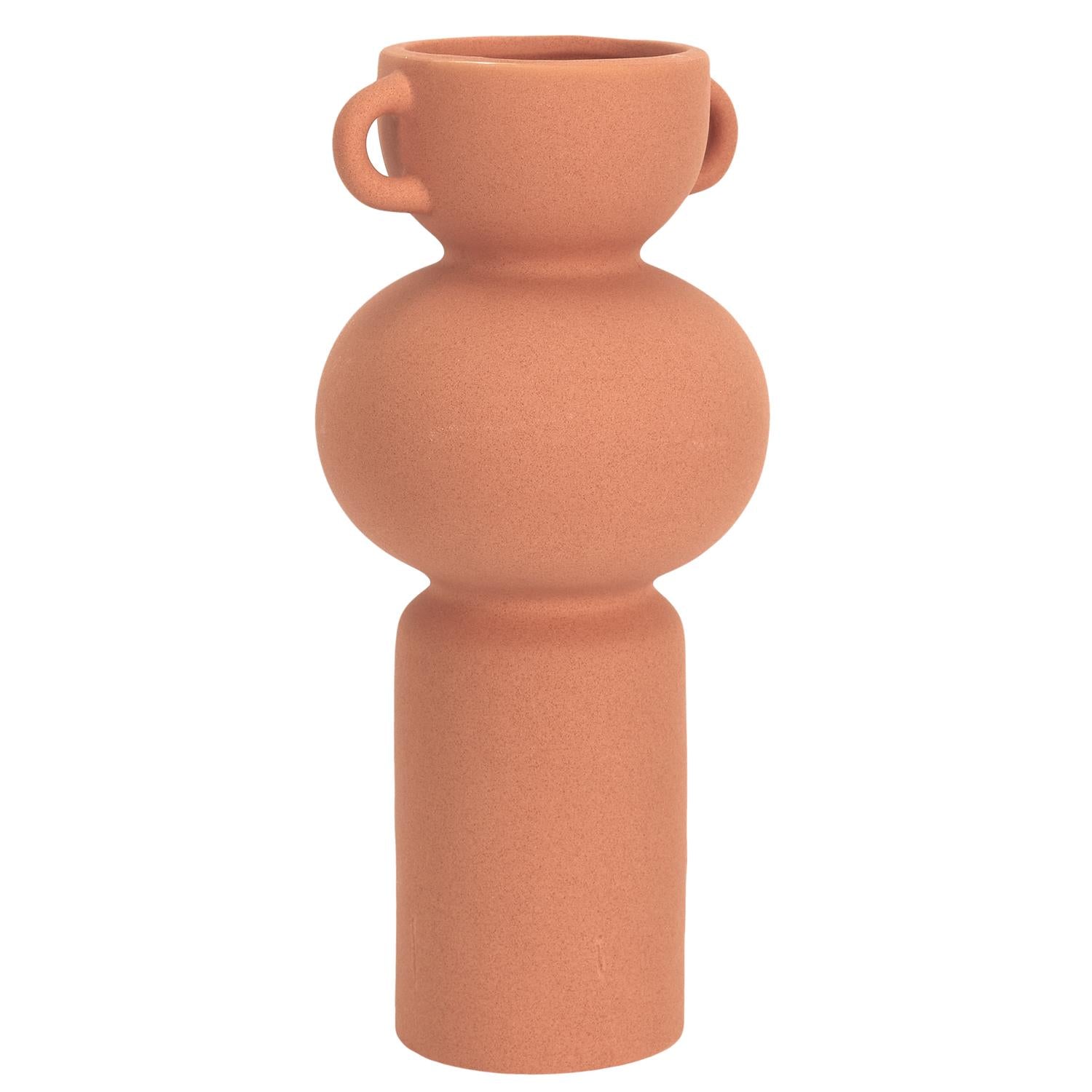 Vase anse céramique terracotta Arty h25.5cm