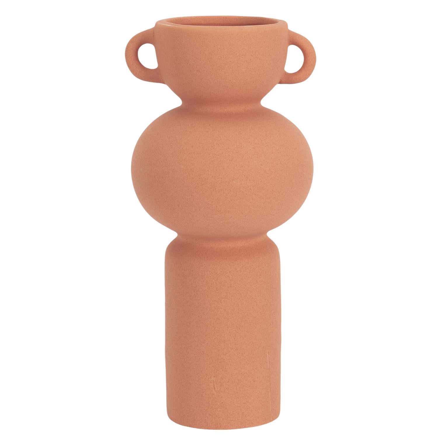 Vase anse céramique terracotta Arty h25.5cm