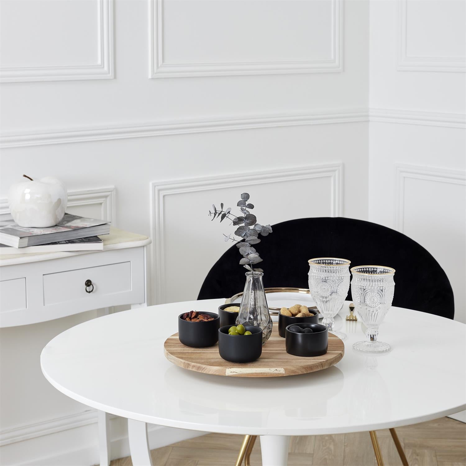 Plateau tournant acacia d35cm