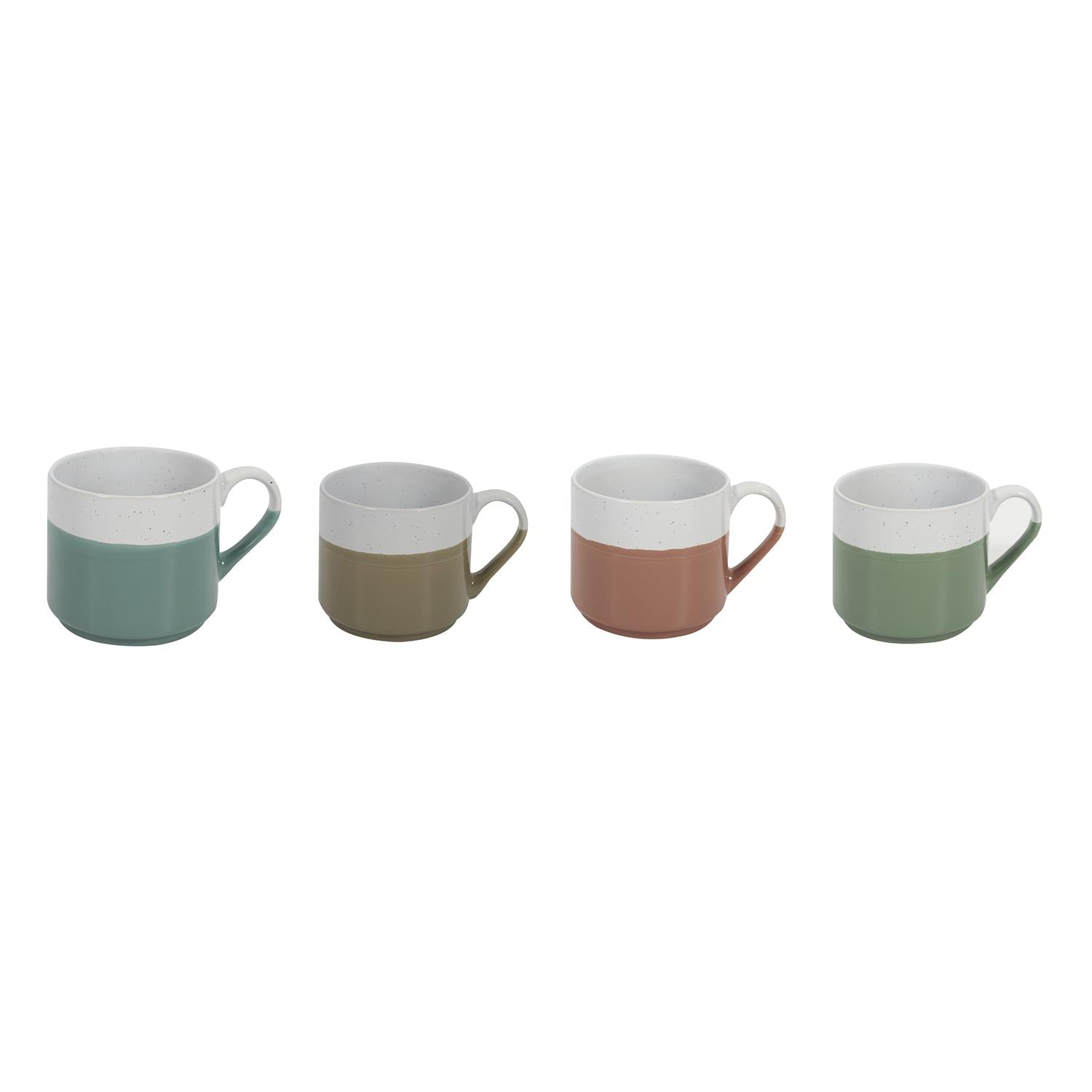 Mug bicolore 33cl Lot de 4