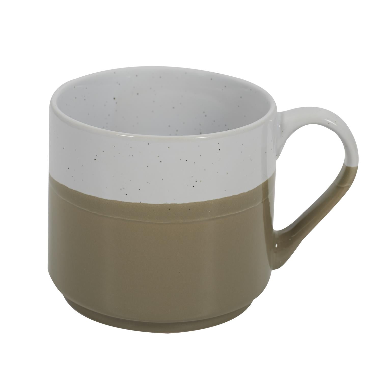 Mug bicolore 33cl Taupe