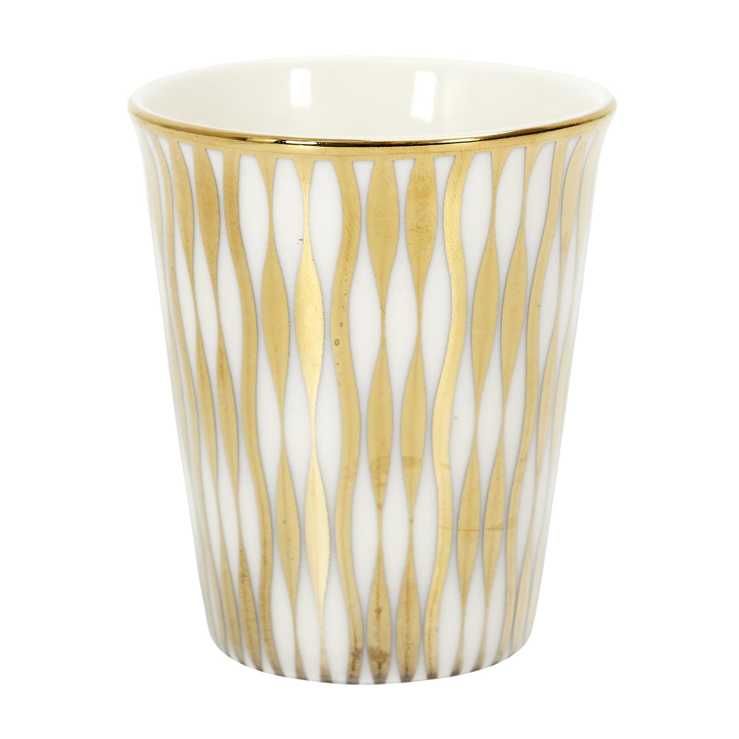 Gobelet expresso design gold 10cl