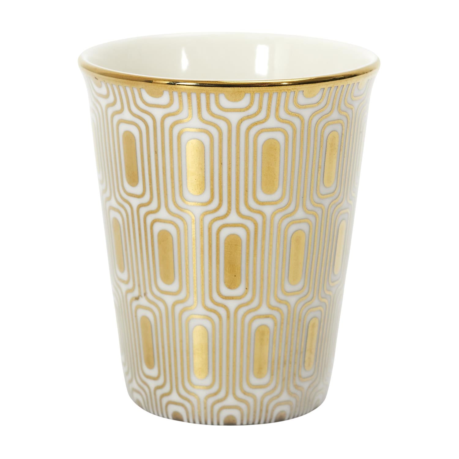 Gobelet expresso design gold 10cl