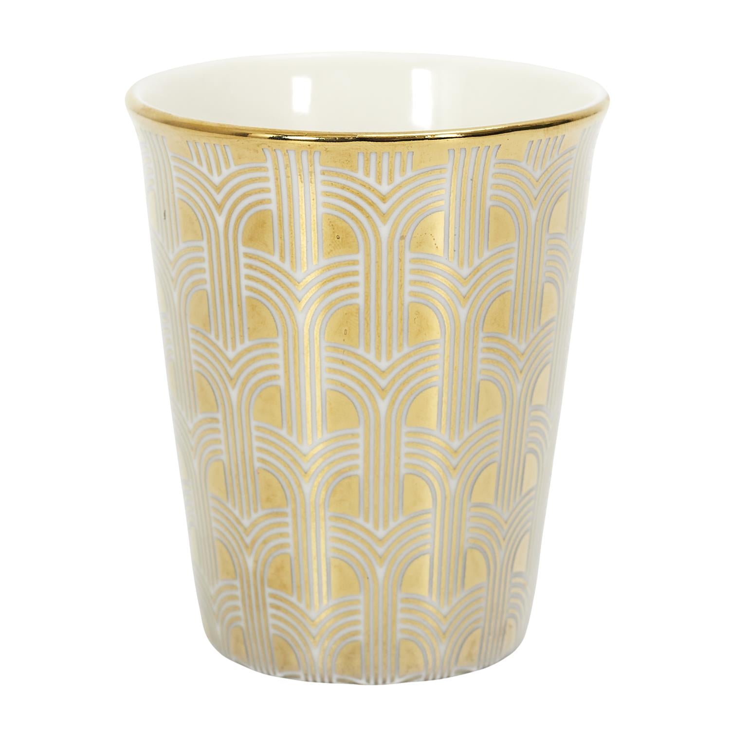 Gobelet expresso design gold 10cl