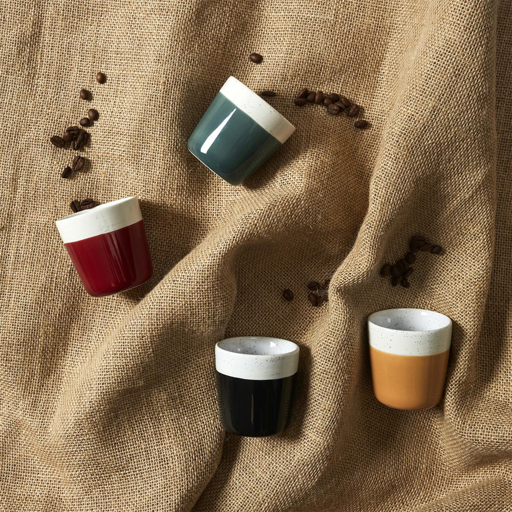 Gobelet expresso bicolore 10cl Lot de 4