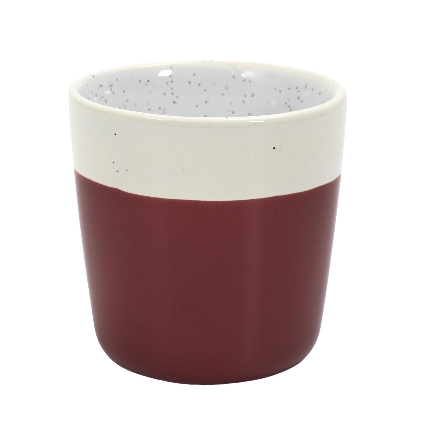 Gobelet expresso bicolore 10cl Rouge